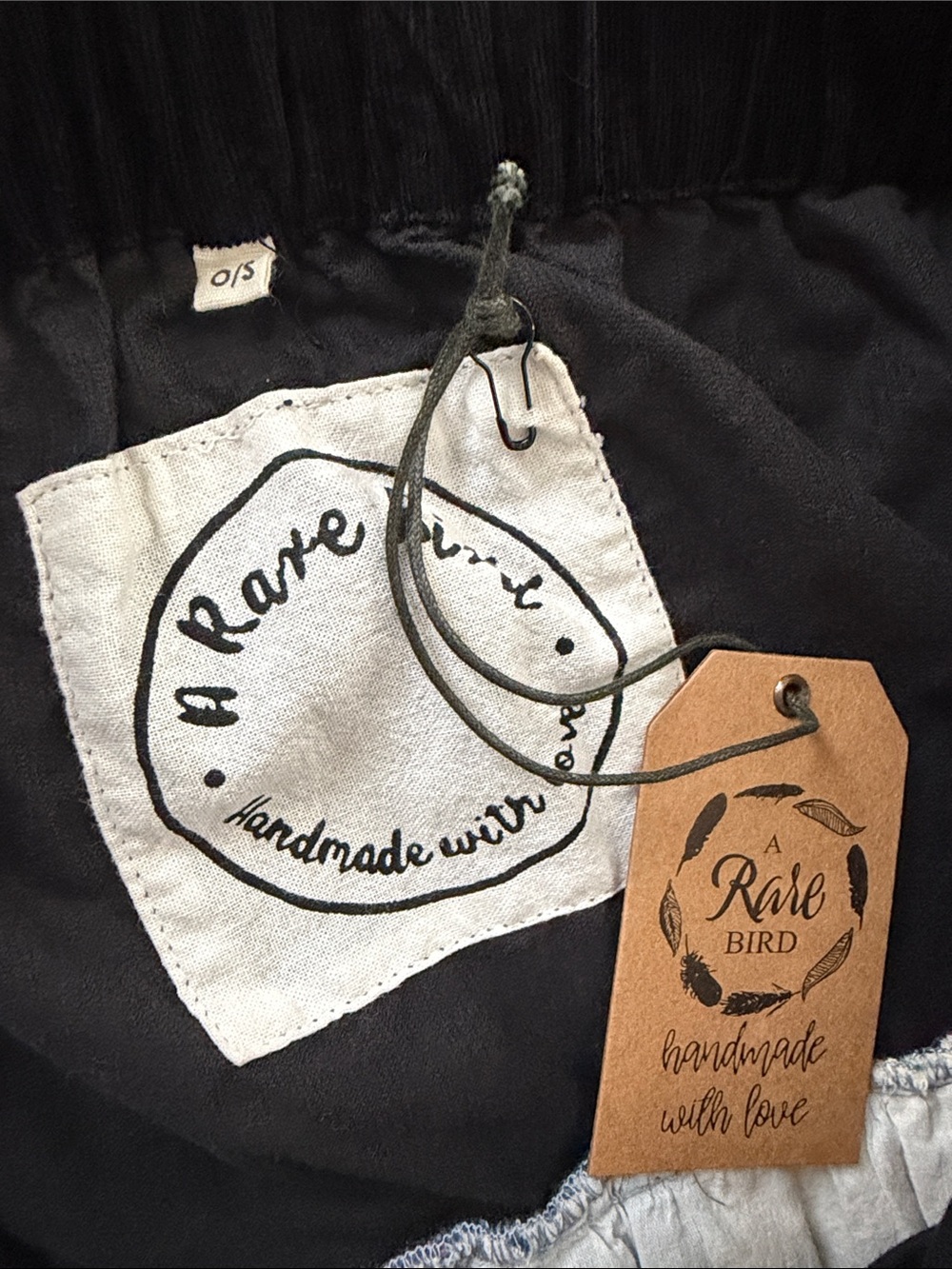 A RARE BIRD Velvet Patchwork Handmade Convertible Skirt/Dress. Size OS - Picture 10 of 13